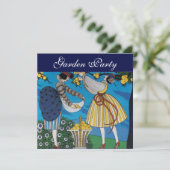 エレガントなサマーガーデンパーティ 招待状 (スタンド正面)