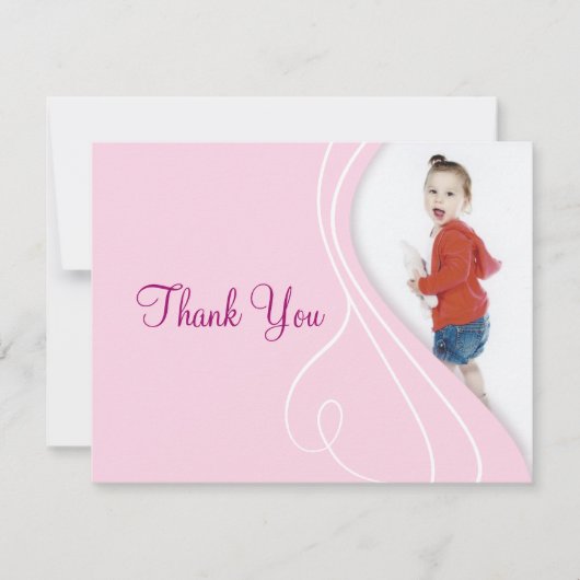 エレガントなサンキューカード サンキューカード (正面)