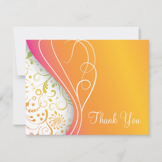 エレガントなサンキューカード サンキューカード (正面)