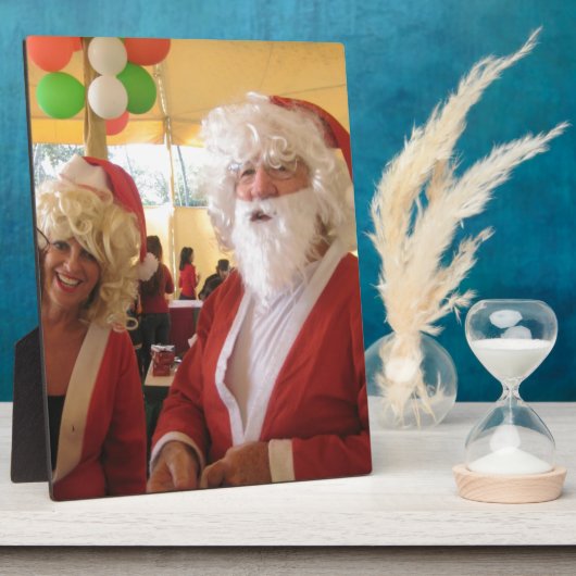 エレガントなサンタコレクション。 フォトプラーク (側面)