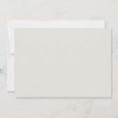 エレガントなサージグリーンのブライズメン提案カード 招待状 (裏面)