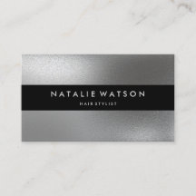 エレガントなシックで荒くフェイクな銀製の黒いバーのモダン