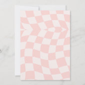 エレガントなシックなピンクのカクテル21st誕生日 招待状 (裏面)