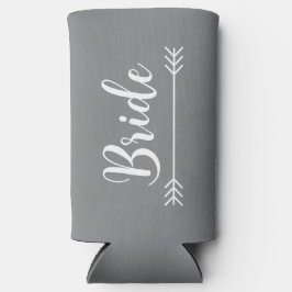 エレガントなシックな花嫁 | スリム缶クーラー