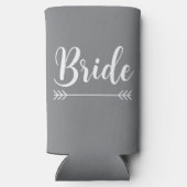 エレガントなシックな花嫁 | スリム缶クーラー (裏面)