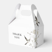 エレガントなシノワズリー ブライダルシャワー サンクスギフト フェイバーボックス (裏面サイド)