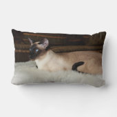 エレガントなシャム猫 ランバークッション (裏面)