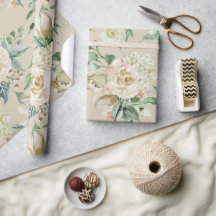 エレガントなシャンパン クリーム フローラル ボタニカル ウェディング