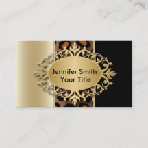 エレガントなシャンペンおよび黒いヒョウのプリント