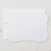 エレガントなシルバー 25周年記念 結婚記念日 フォト付 招待状 (裏面)