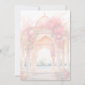 エレガントなシーク教の結婚式 Save the date テンプレート (裏面)