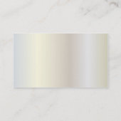 エレガントなジュエリーまたは宝石類デザイナーメーカー 名刺 (裏面)