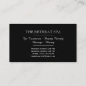 エレガントなスイレン 名刺 (裏面)