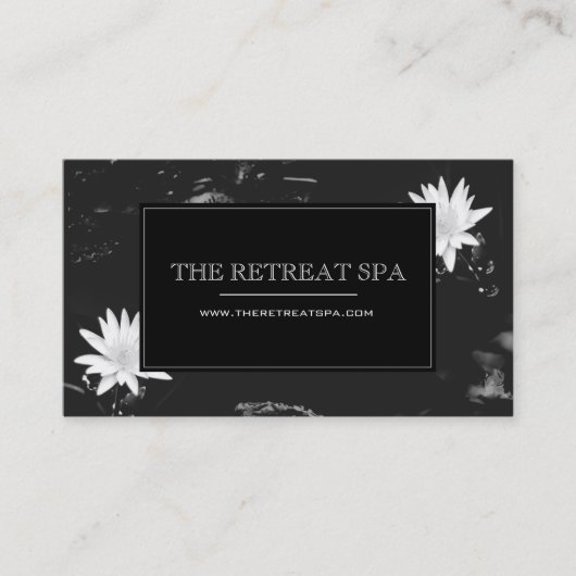 エレガントなスイレン 名刺 (正面)