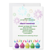 エレガントなスイートケーキの誕生日パーティー