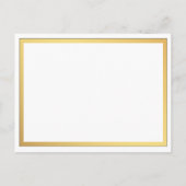 エレガントなスクリプトが華やぐ ウェディング アコモデーション 案内ポストカード (裏面)