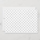 エレガントなスクリプトのフルフォト結婚式お礼カード サンキューカード (裏面)