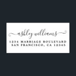 エレガントなスクリプトカリグラフィー名前住所 セルフインキングスタンプ<br><div class="desc">おしゃれでモダンなシンプルな名前の返信住所のセルフインキングスタンプを、エレガントな手書きスクリプトカリグラフィーとモダンなタイポグラフィーで。 あなたの名前と住所を、すべての招待状の封筒に簡単に追加できます。 ハッピー・ドルフィン・スタジオによって、特別にあなたのためにデザインされました。 もしあなたがヘルプやマッチング製品が必要な場合、当店のチャットでお問い合わせください。</div>