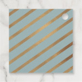 エレガントなスクリプトメリークリスマスゴールドスターライトタール フェイバータグ (裏面)