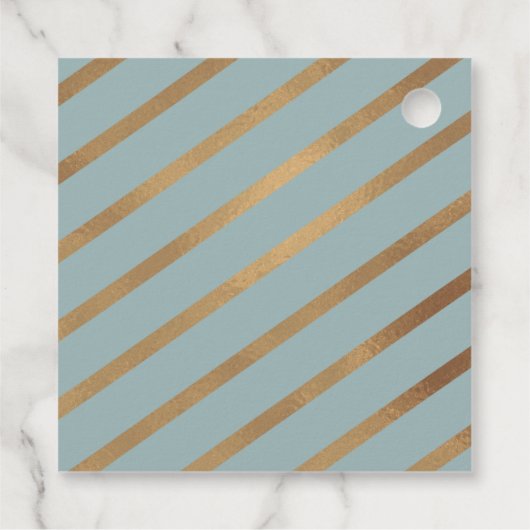 エレガントなスクリプトメリークリスマスゴールドスターライトタール フェイバータグ (裏面)