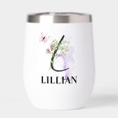 エレガントなスクリプトレターL モノグラム 個人名 (背面)