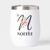 エレガントなスクリプトレターN モノグラム 個人名 (背面)