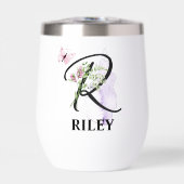 エレガントなスクリプトレターR モノグラム パーソナライズドネーム (正面)