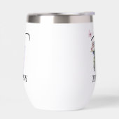 エレガントなスクリプトレターTモノグラムパーソナライズドネーム (左面)