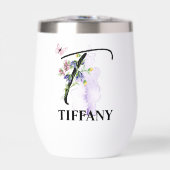 エレガントなスクリプトレターTモノグラムパーソナライズドネーム (正面)