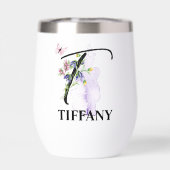 エレガントなスクリプトレターTモノグラムパーソナライズドネーム (背面)