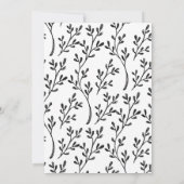 エレガントなスクリプト写真 ミニマルなSave the Dateカード 招待状 (裏面)