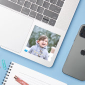 エレガントなスクリプト名フォトDIYカスタムカットビニール シール (ノートパソコンとiPhone)