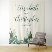 エレガントなスズラン フラワーのウェディング タペストリー (インサイチュ)