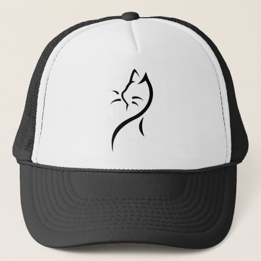 エレガントなスタイリッシュ猫キャップ キャップ (正面)