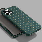エレガントなスタイルのモノグラム柄 iPhoneケース