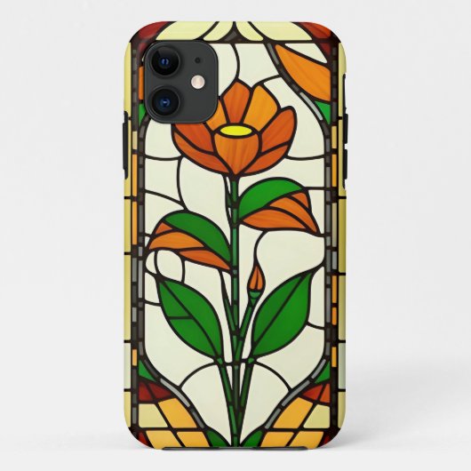 エレガントなステンドグラスアート Case-Mate iPhoneケース (裏面)