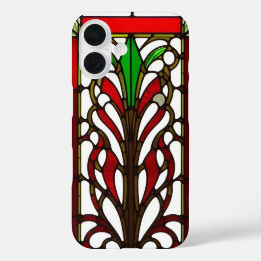 エレガントなステンドグラスパネル Case-Mate iPhoneケース (裏面)