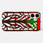 エレガントなステンドグラスパネル Case-Mate iPhoneケース (裏面 (横))