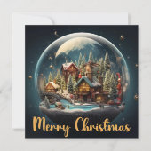 エレガントなスノーグローブ シーズンカード (正面)