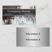 エレガントなスパンコールの名刺 名刺 (正面/裏面)