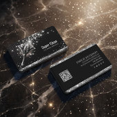 エレガントなスパークリングクリーニングサービス名刺 名刺