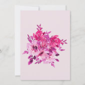 エレガントなスペイン語の結婚式招待状 招待状 (裏面)