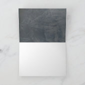 エレガントなスレートグレー塗り壁ブランクサンキュ―2.0 サンキューカード (内部)
