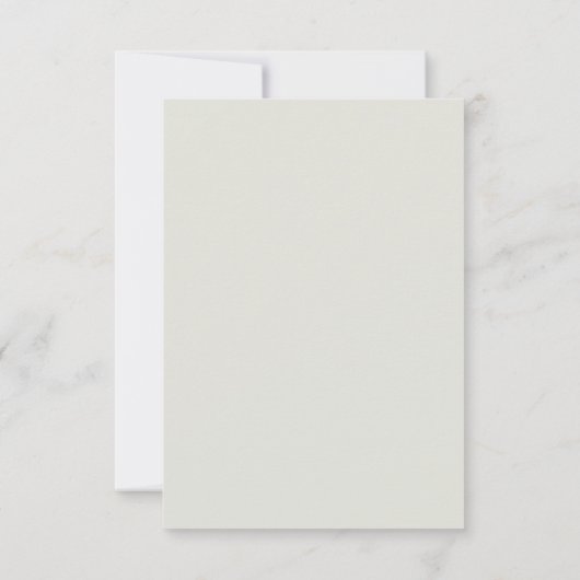 エレガントなセイジグリーンのウェディングQRコード招待状 出欠カード (裏面)