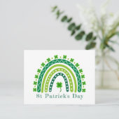 エレガントなセントパトリックデーパーティー ポストカード (スタンド正面)
