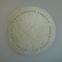 エレガントなセージゴールドのリターンアドレス