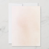 エレガントなソフトパステル フラワーズ ボヘミアンチックな botanical ウェディング 招待状 (裏面)