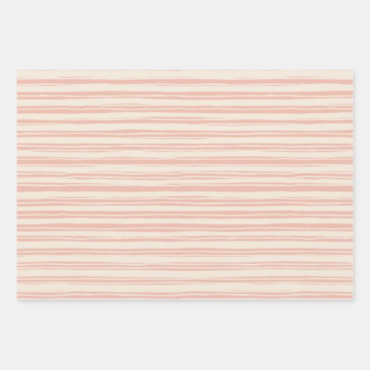 エレガントなソフトフラワーブラッシュピンク ラッピングペーパーシート (正面2)