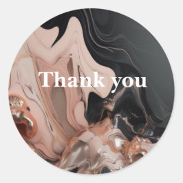 エレガントなタウペ マルマーのテクスチャ ラウンドシール