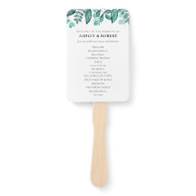 エレガントなターコイズグリーンの葉の結婚式